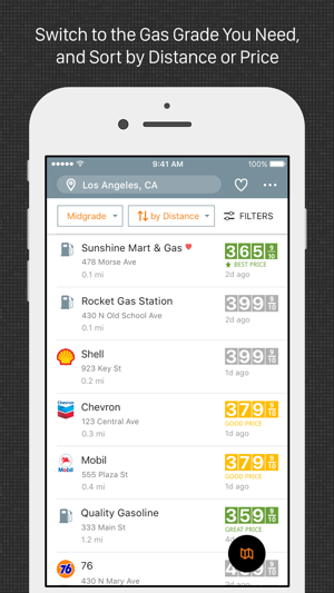 ‎Gas Guru: Cheap Gas Prices on the App Store - 300 x 533 png 96kB