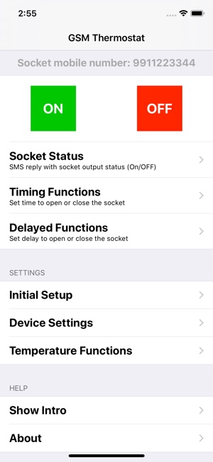 GSM Thermostat Socket SMSer(圖2)-速報App