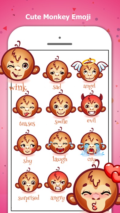 Monkey Emojis! screenshot 2