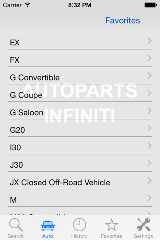 Autoparts for Infiniti screenshot 3