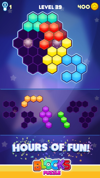 Blocks Puzzle - Hexagon Game screenshot 4