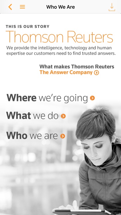 Thomson Reuters Our Story