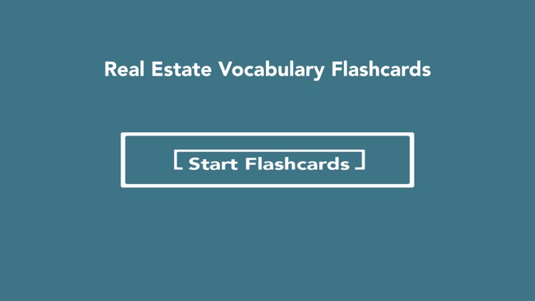 Real Estate Vocabulary Cards