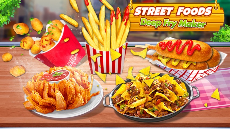 Street Fry Foods Cooking Games screenshot-0