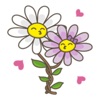 Flowers and Love Emoji Sticker