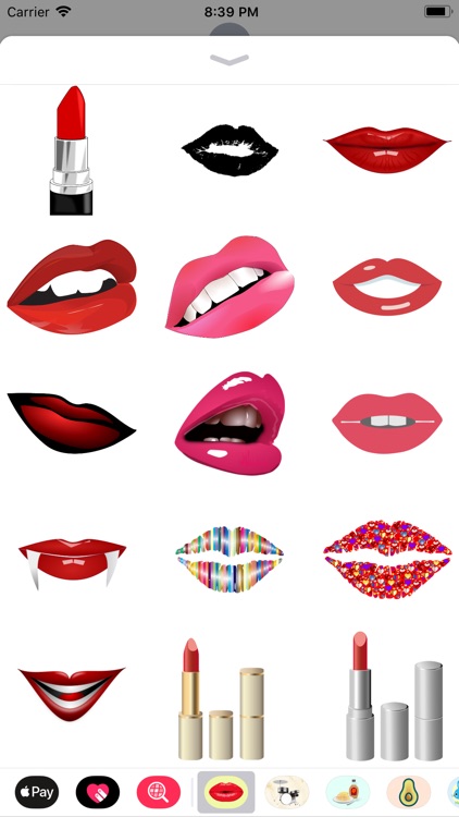 Kissing Smoochy Lips Stickers screenshot-3