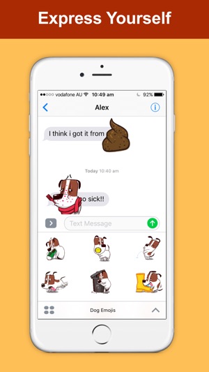 Dog Emojis - Terrier Emoji Stickers(圖5)-速報App