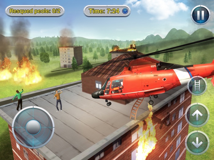 Helicopter Flight Rescue 3D