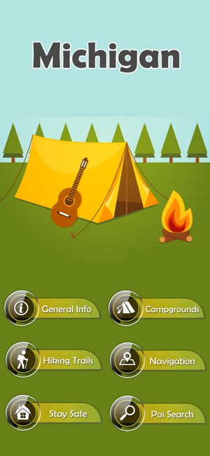 Michigan Campgrounds & Trails(圖2)-速報App