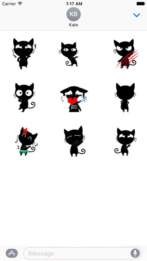 Black Cat the Dancer Stickers(圖2)-速報App