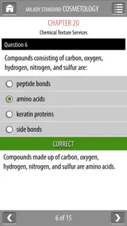 milady cosmetology exam review iphone screenshot 4