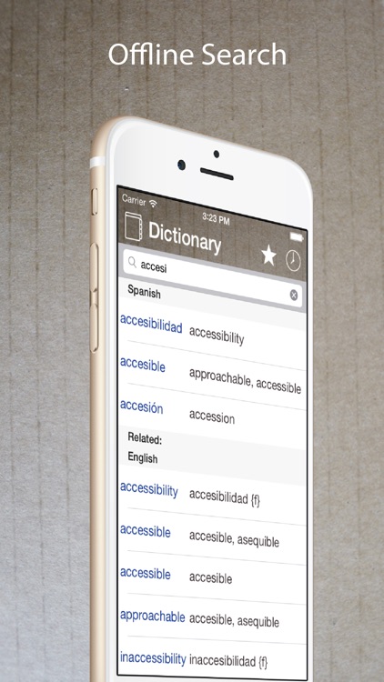 Spanish English Dictionary + + screenshot-4