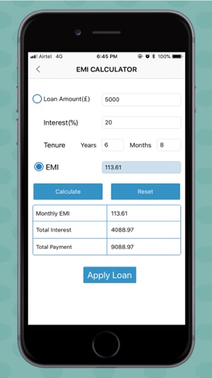 EMI Calculator : Personal Loan(圖3)-速報App