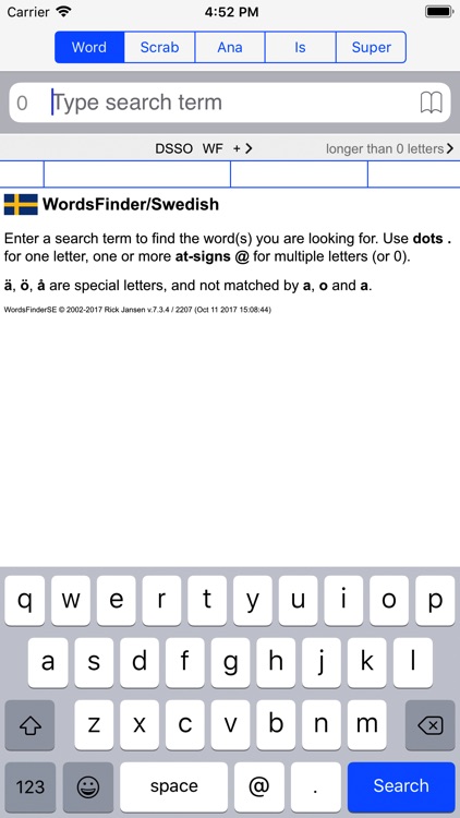 Svenska Words Finder PRO