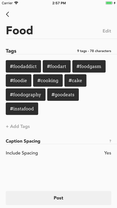 Hashtag Manager for Social screenshot 2