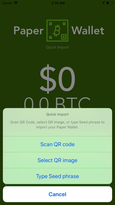 Paper Wallet - Bitcoin screenshot 2