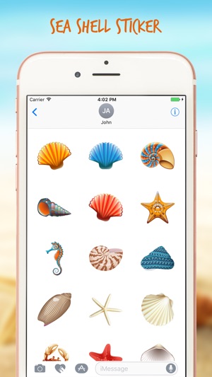 Sea Shell Life Stickers(圖2)-速報App