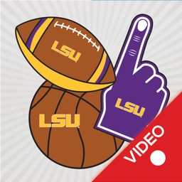 LSU Tigers Animated Selfie Stickers