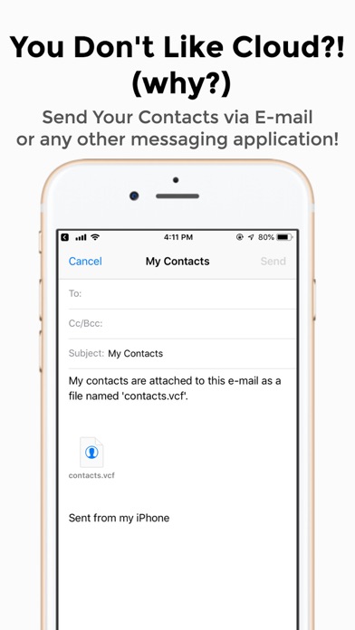 Export & Transfer Contacts screenshot 4