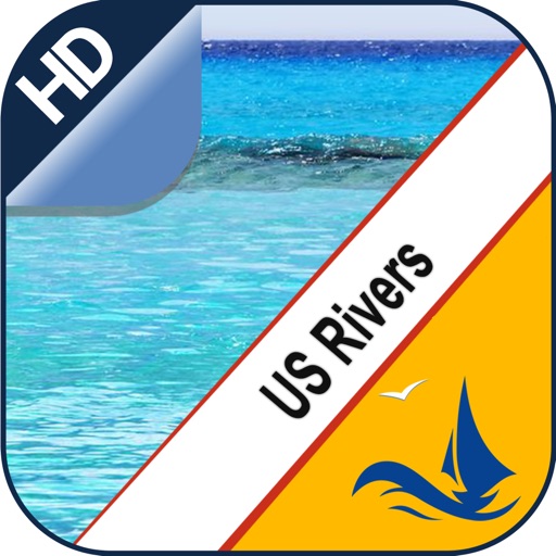 US Rivers GPS offline nautical chart for boaters icon