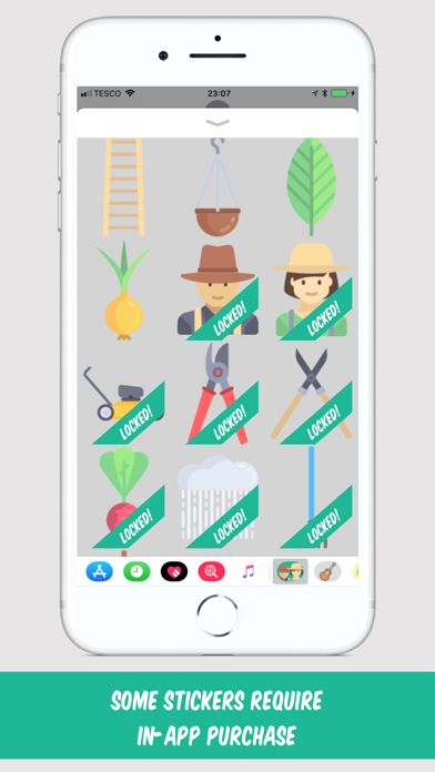 Garden Stickers for iMessage screenshot 2