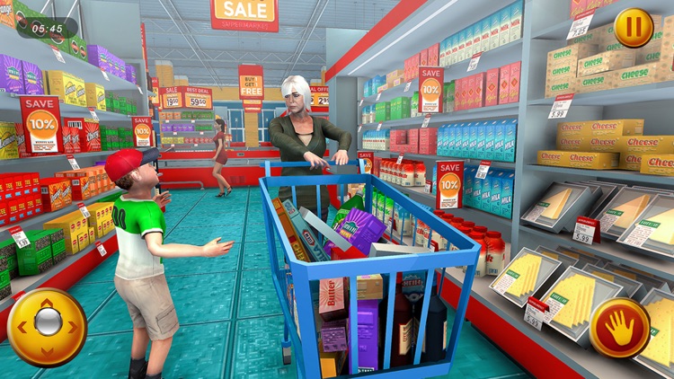 Happy Granny Shopping market screenshot-4