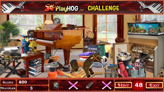 Classic Piano Hidden Objects