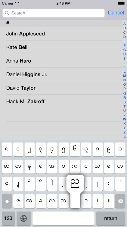 Myanmar keyboard for iOS Turbo screenshot-3