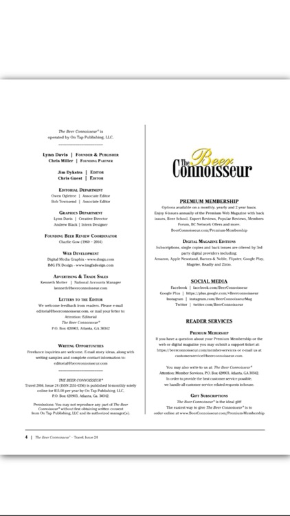 The Beer Connoisseur Magazine