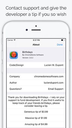 Birthdays - Contacts Birthdays(圖4)-速報App