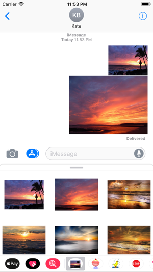 Beautiful Sunset Stickers(圖2)-速報App