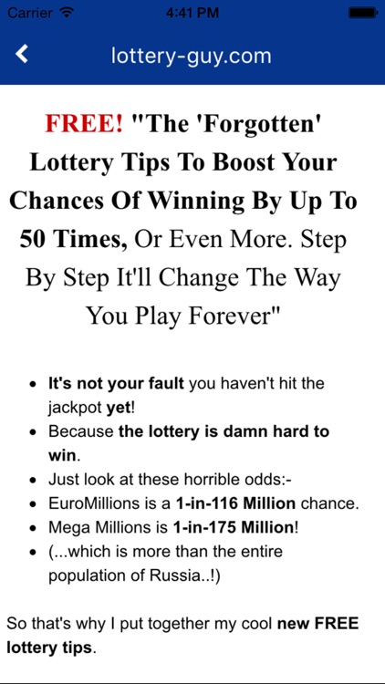 Lottery Guy
