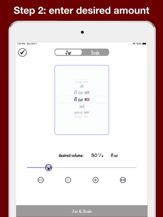 Measuring Cup & Scale for iPad