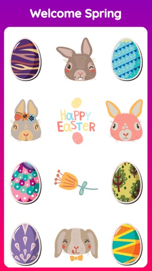 Animated Happy Easter Stickers(圖4)-速報App