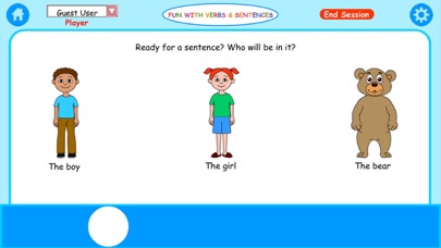 Fun with Verbs & Sentences Lite Screenshot 6
