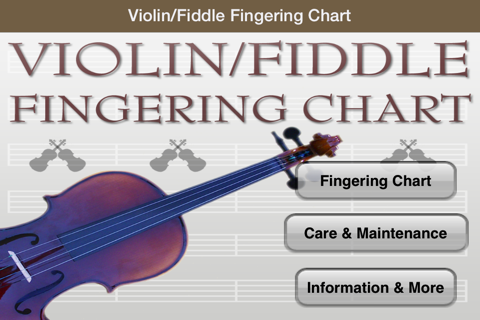 Violin/Fiddle Fingering Chart screenshot 3