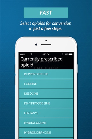 PainFocus™ Opioid Calculator screenshot 2