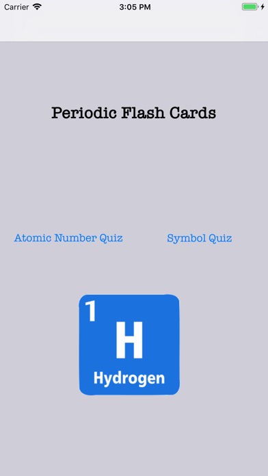 Periodic Flash Cards screenshot 3