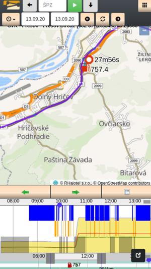 RHGPS Truck monitor