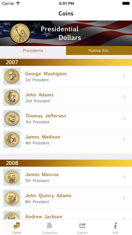 1$ Coin Programs