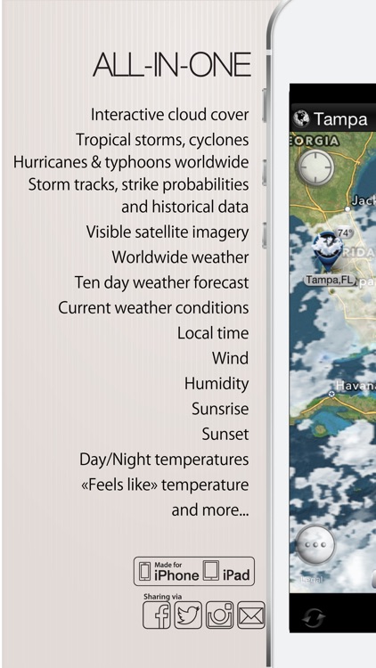 Hurricane - storm tracker + satellite radar screenshot-4