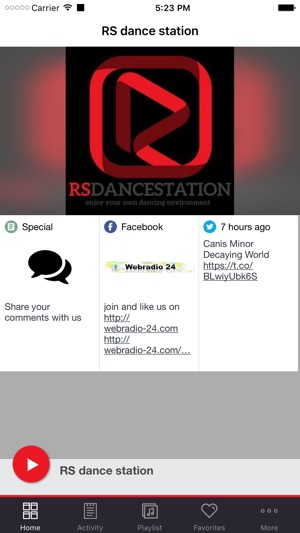 RS dance station