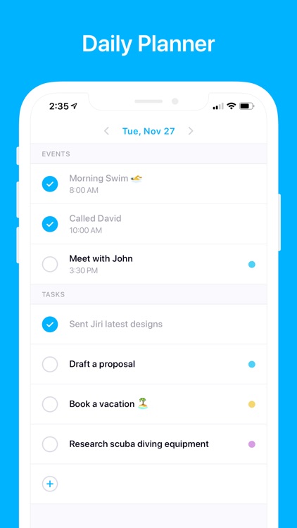 Done! - Calendar, To-Do List