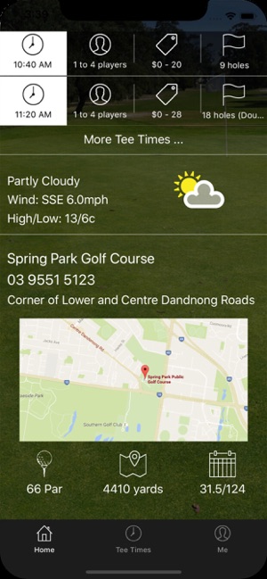 Spring Park Golf Tee Times(圖2)-速報App