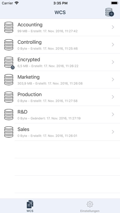 Waelzholz Cloud Storage screenshot 2