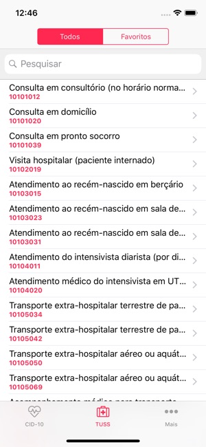 Tabelas da Saúde: CID-10, TUSS(圖3)-速報App