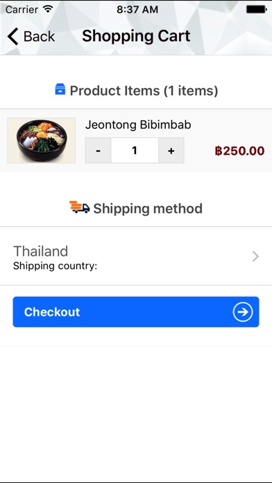 The Bibimbab Korean Restuarant screenshot 4