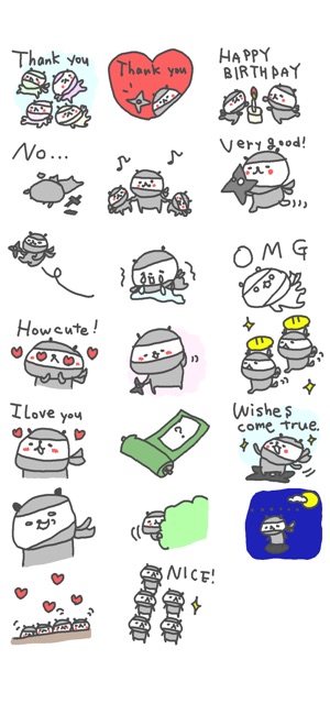 Ninja Panda 40 Stickers!!(圖2)-速報App