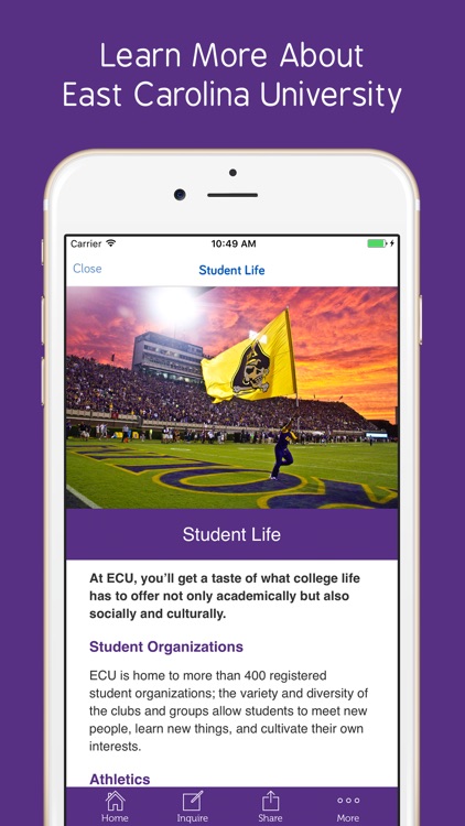 East Carolina University App