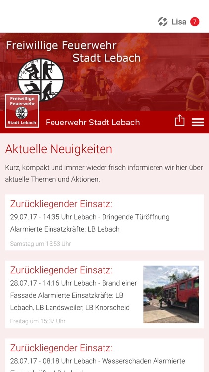 Feuerwehr Stadt Lebach